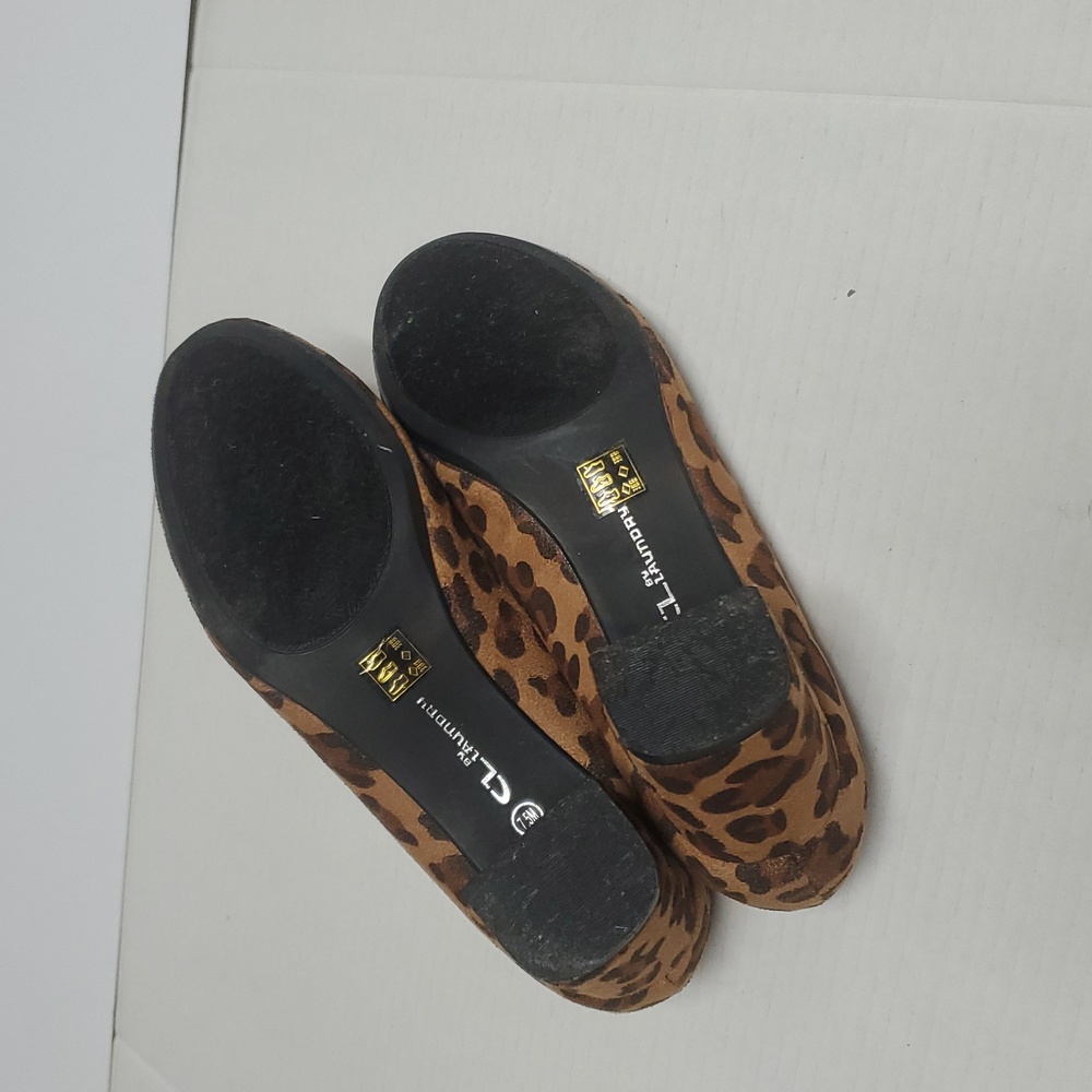 Chinese Laundry Ada animal print round toe pump heels 7.5 M - Picture 8 of 9
